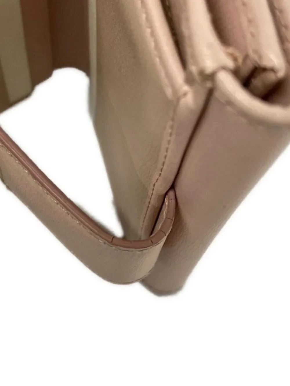 Salvatore Ferragamo Gancio City - Light Pink Leather Double-hook Wallet